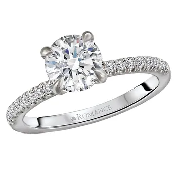 *** Lab Grown Diamond *** Diamond Semi Mount Diamond Ring 160102-RD100LG