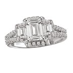 LaVie Halo Semi-Mount Diamond Ring 115107-100A