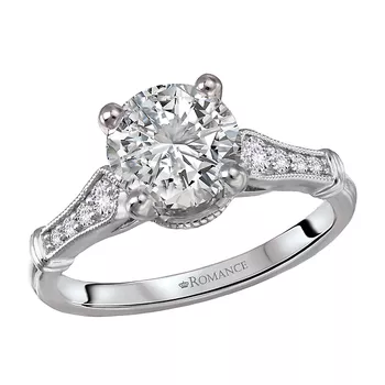 Art Deco Based Diamond Engagement Ring 160326-RD150