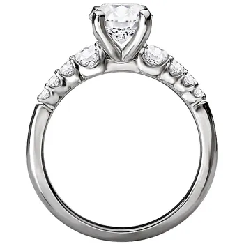 Classic Diamond Semi-Mount Engagement Ring 160116-RD100