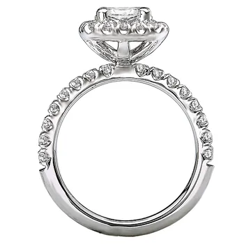 Halo Semi-Mount Diamond Ring 119148-CR100K