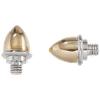 Alisa Gold cabochons Sterling Bracelet Tips VHB 932 GD