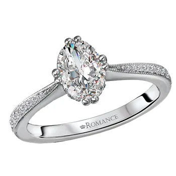 Semi-Mount Diamond Engagement Ring 160199-OV100