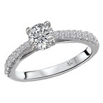 LaVie Graduated Semi-Mount Diamond Ring 115482-RD050