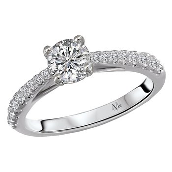 Graduated Semi-Mount Diamond Ring 115482-RD050