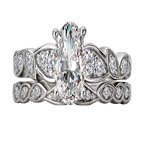 LaVie Classic Semi-Mount Diamond Ring 115479-OV075