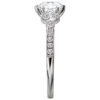 Romance Two Tone Semi-Mount Diamond Ring 160024-RD100TR