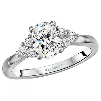 Diamond Semi-Mount Engagement Ring 160146-OV100