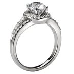 LaVie Split Shank Semi-Mount Diamond Ring 115227-100