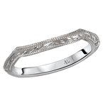 LaVie Curved Wedding Band 115003-100W
