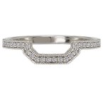 LaVie Curved Wedding Band 115092-100W