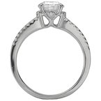 LaVie Split Shank Semi-mount Diamond Ring 115325-100