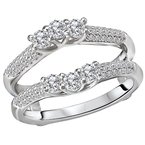 LaVie Diamond Wrap Wedding Ring with Guard 113934-WRAP