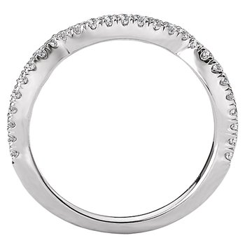 Curved Wedding Band 115406-100W