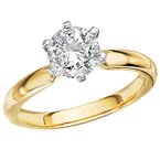 LaVie Solitaire Semi-Mount Diamond Ring 114001-6RD100TYS