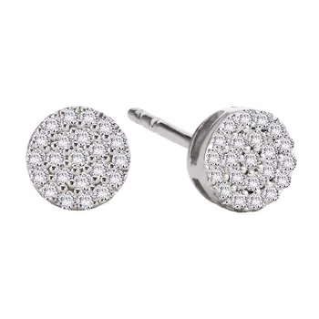 14k Yellow Gold Open Oval Potato Chip Earrings 17-5761