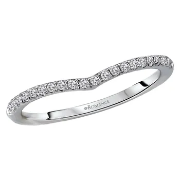 Curved Wedding Band 160034-W