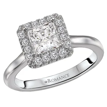 Halo Semi-Mount Diamond Ring 119155-PC100K