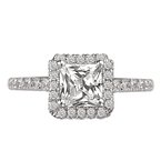 LaVie Halo Semi-Mount Diamond Ring 115036-100A
