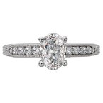 LaVie Classic Semi-Mount Diamond Ring 115464-OV075