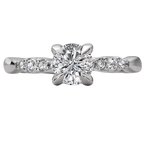 LaVie Classic Semi-Mount Diamond Ring 115465-RD075