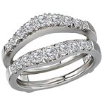 LaVie Diamond Wrap Wedding Band with Guard 113936-WRAP