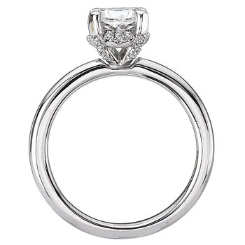 Peg Head Semi-Mount Diamond Ring 115424-100