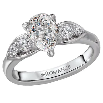 Classic Semi-Mount Diamond Engagement Ring 119235-PS100K