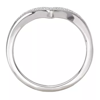 Diamond Nesting Wedding Band 160317-MQ100W