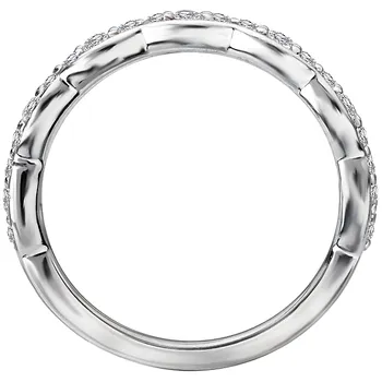 Scalloped Matching Band 160055-W