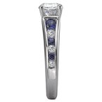 LaVie Sapphire and Diamond Semi-Mount Ring 115181-SAP