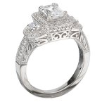 LaVie Halo Semi-Mount Diamond Ring 115089-100
