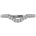 LaVie Curved Wedding Band 115324-100W