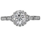 LaVie Halo Semi-Mount Diamond Ring 115291-100