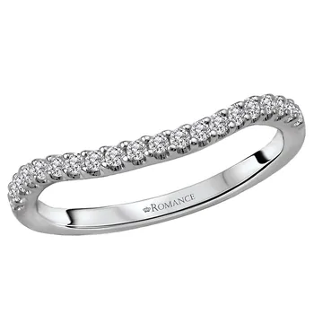 Curved Wedding Band 160041-W
