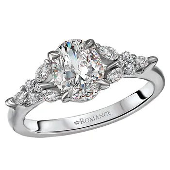 Semi-Mount Diamond Engagement Ring 160200-OV100