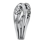 Eleganza Ladies Twist Sterling Silver Ring 711862-7
