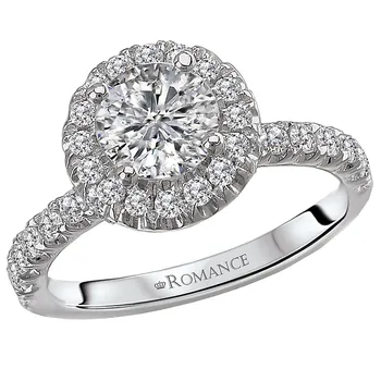 Halo Semi-Mount Diamond Ring 119148-RD100K
