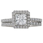 LaVie Halo Semi-Mount Diamond Ring 115036-100A