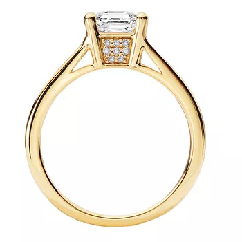 Split Shank Semi-Mount Diamond Engagement Ring 160366-EM200Y