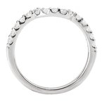 LaVie Curved Wedding Band 115116-100W