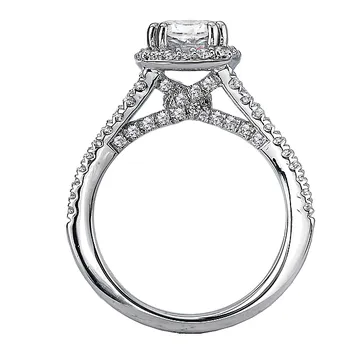 Split Shank Semi-Mount Diamond Ring 119153-100K