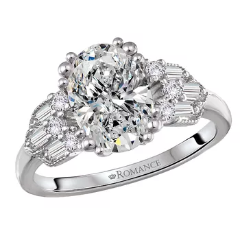 Semi-Mount Diamond Engagement Ring 160358-OV200