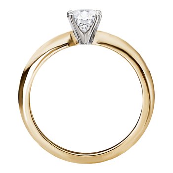Solitaire Semi-Mount Diamond Engagement Ring 114000-4RD075TYS