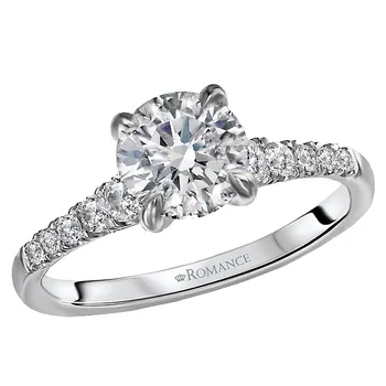 *** Lab Grown Diamond *** Classic Diamond Ring 160108-RD100LG