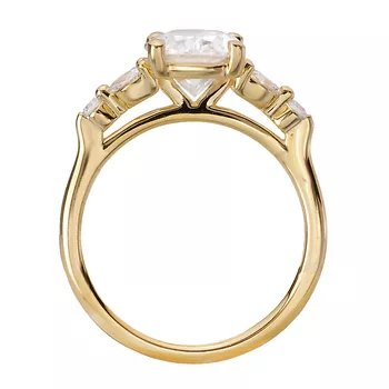 Classic Semi-Mount Lab Grown Diamond Engagement Ring 160125-OV200YLG