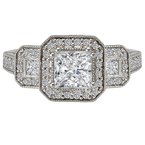 LaVie Halo Semi-Mount Diamond Ring 115092-100