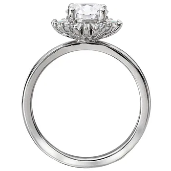 Halo Semi-Mount Diamond Ring 119277-RD100K