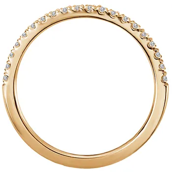 *** Lab Grown Diamond *** Matching Diamond Wedding Band 160064-WY1LG