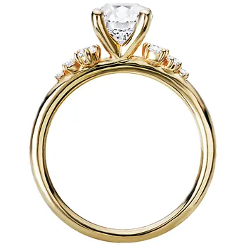 Diamond Semi-Mount Engagement Ring 160127-RD100Y